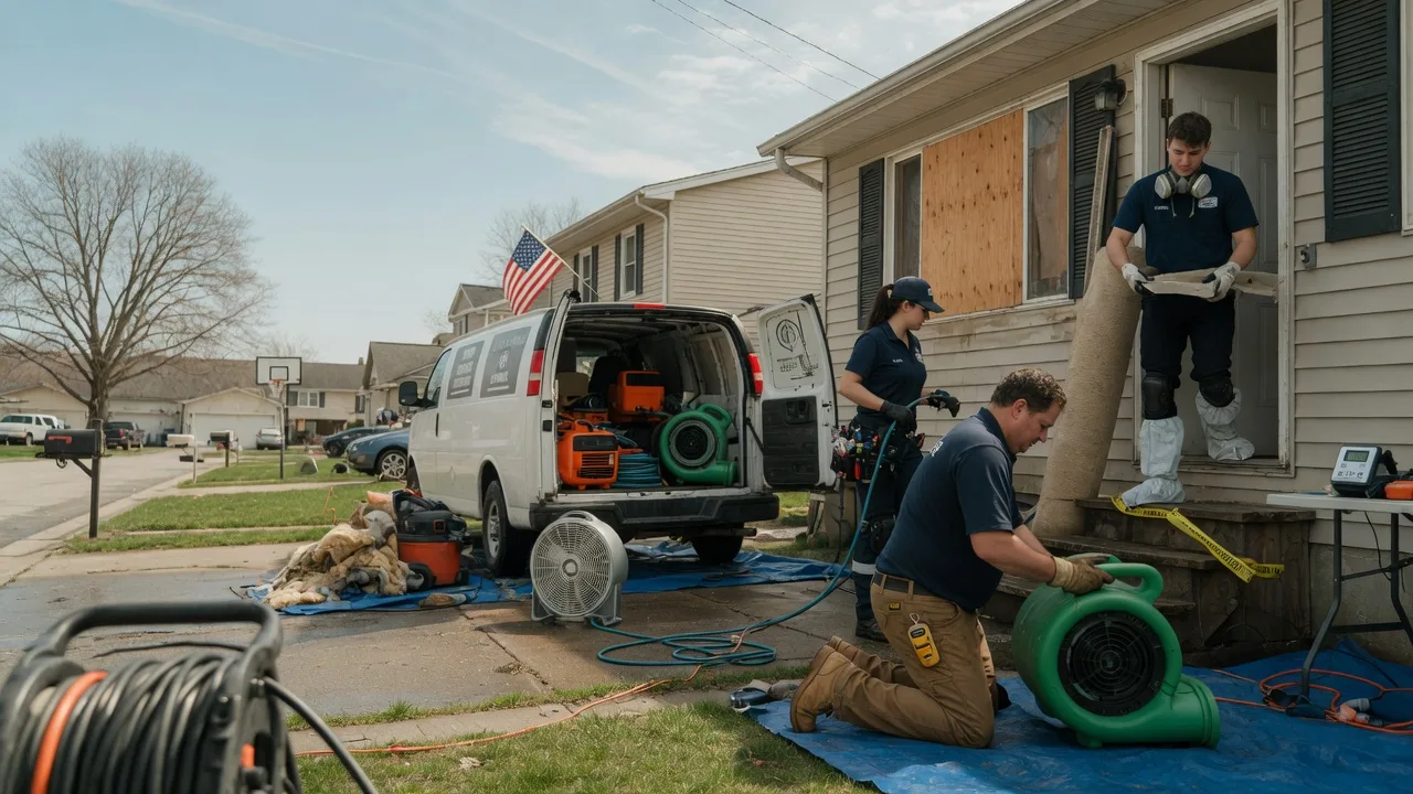 Water Damage Restoration in Ivesdale, IL near me